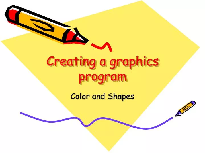 presentation on graphics program
