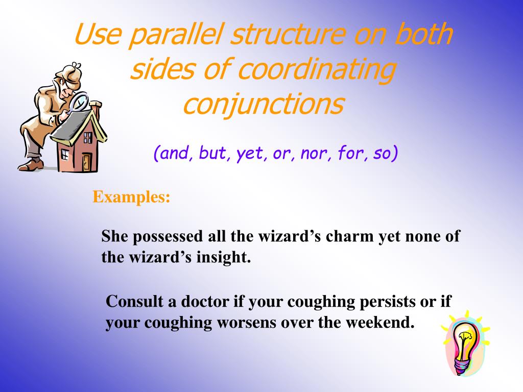 parallel structure example