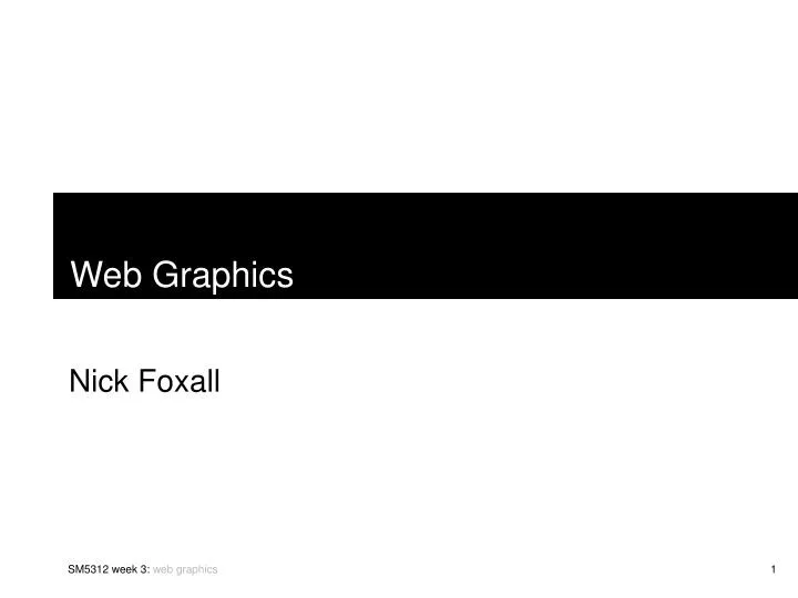 web graphics n.