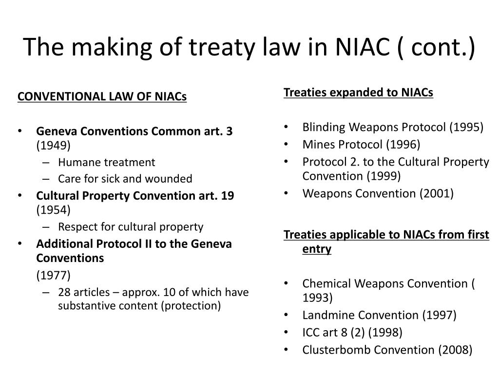 non-international armed conflicts in international law non-international armed conflicts in international law