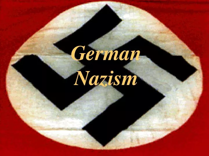 german nazism n.