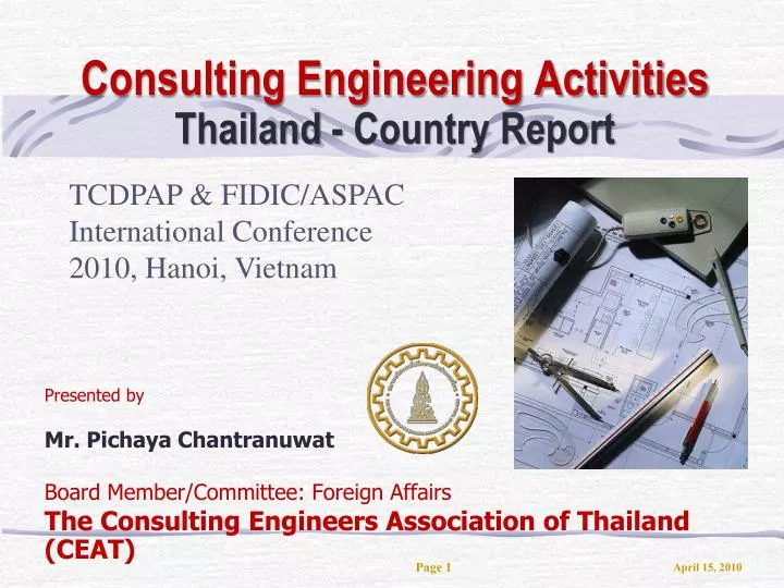 consulting engineering activities thailand country report n.