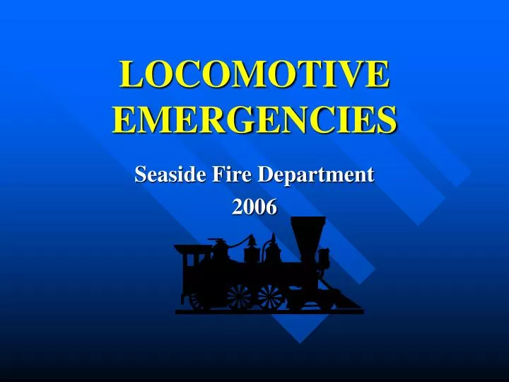 locomotive emergencies n.