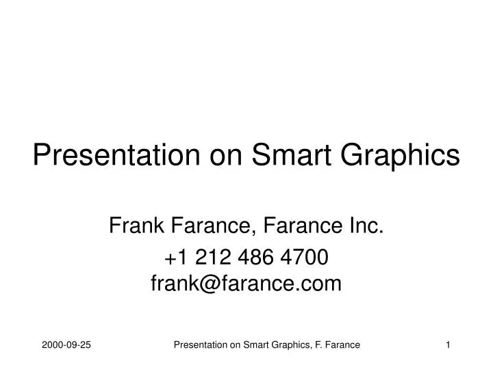 presentation on smart graphics n.