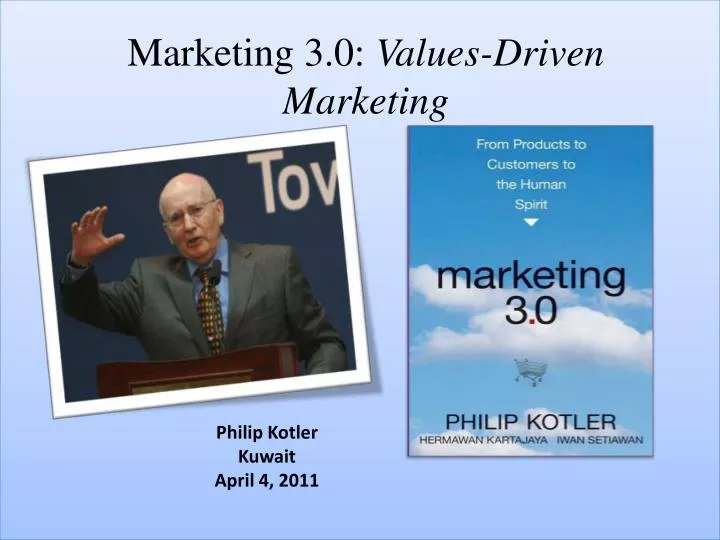 marketing 3 0 values driven marketing n.