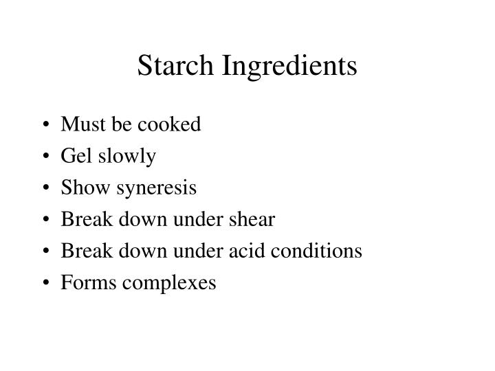 PPT Starch PowerPoint Presentation ID175829