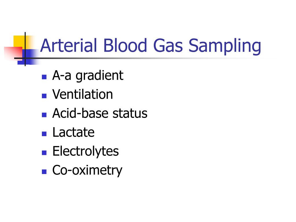 PPT Arterial versus Venous Blood Gas Analysis PowerPoint Presentation