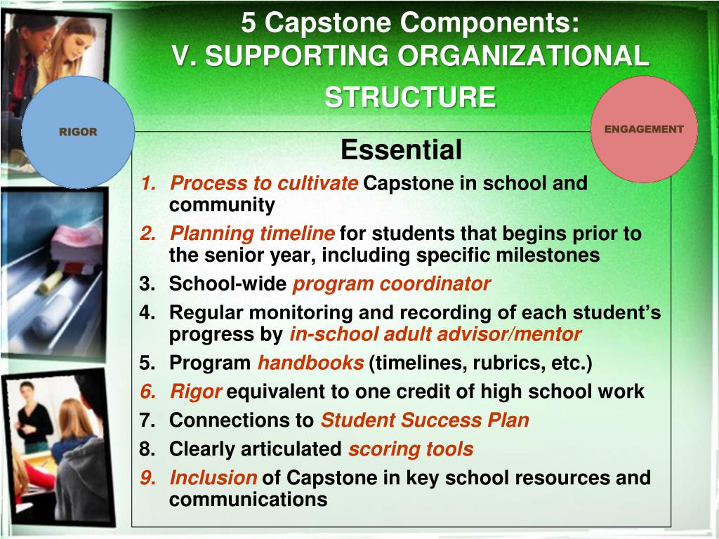 capstone project components
