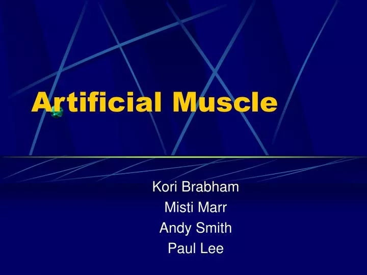 artificial muscle n.