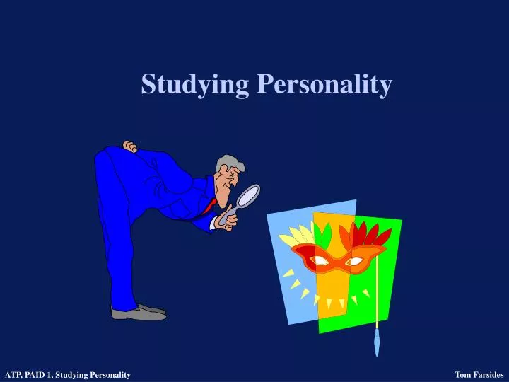 studying personality n.