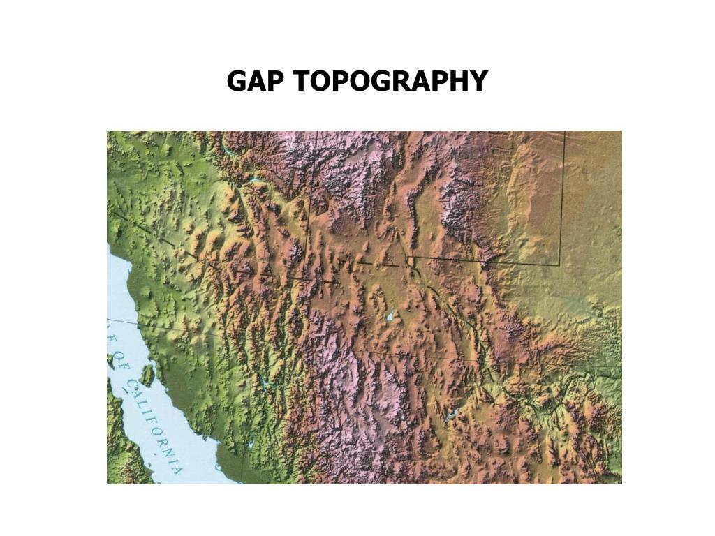 PPT GAP TOPOGRAPHY PowerPoint Presentation Free Download ID 177151