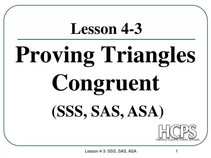 proving triangles congruent n.