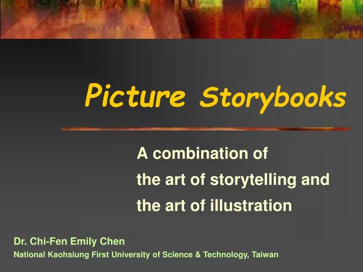 picture storybooks n.