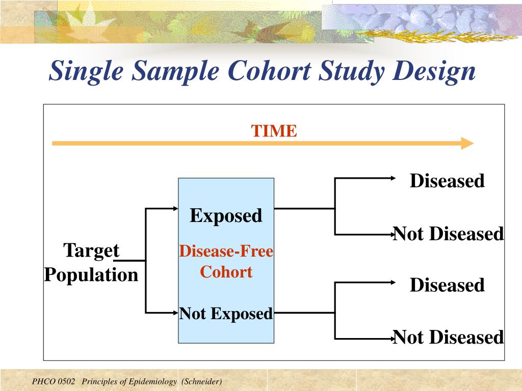 research design example cohort