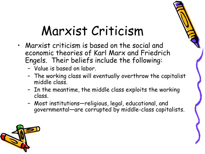 example of marxist criticism essay