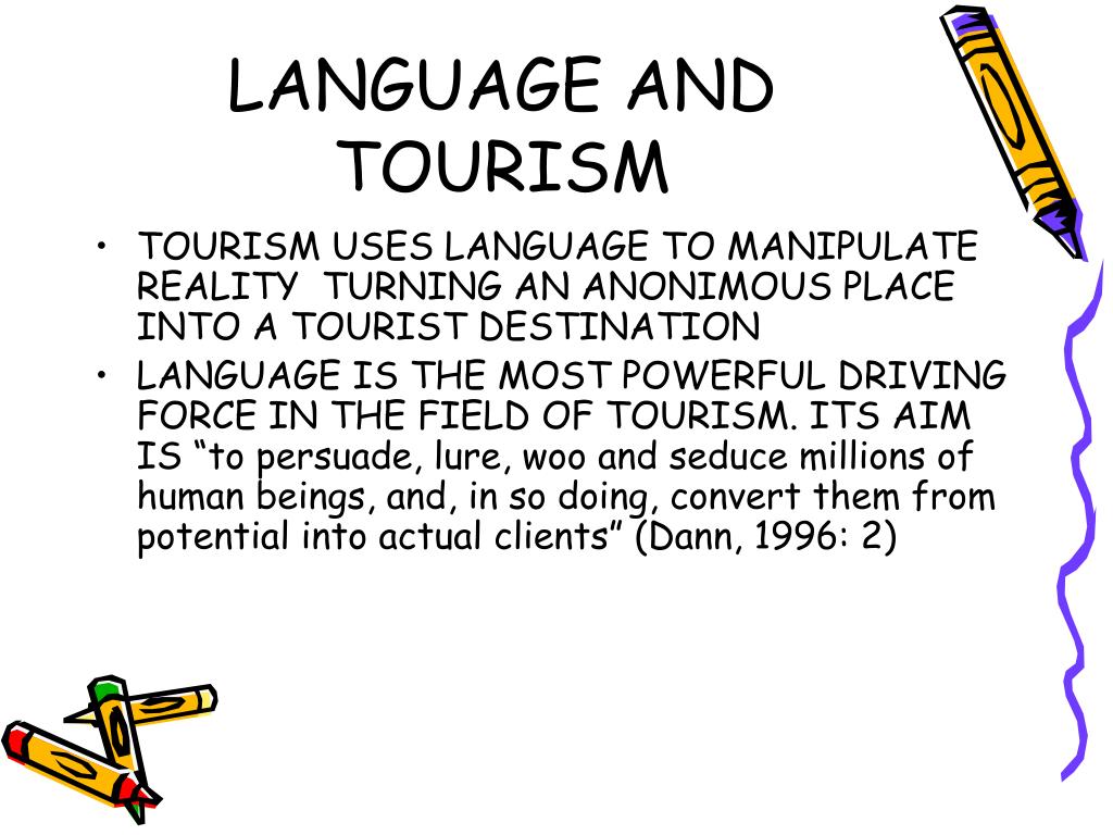 tourism domain language