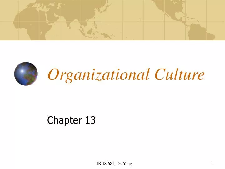 organizational culture n.