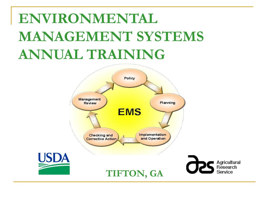 environmental management system training presentation