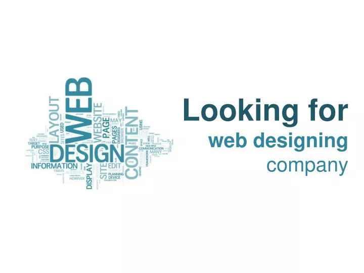 looking for web designing company n.