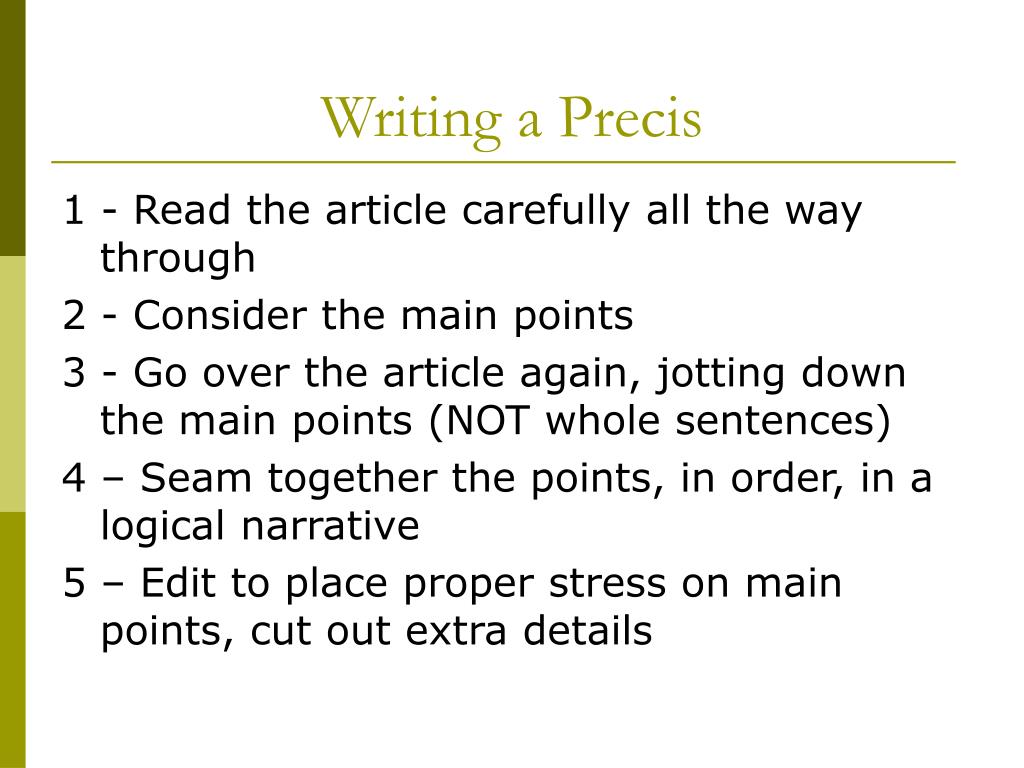 How to Write a Precis (with Pictures) - wikiHow