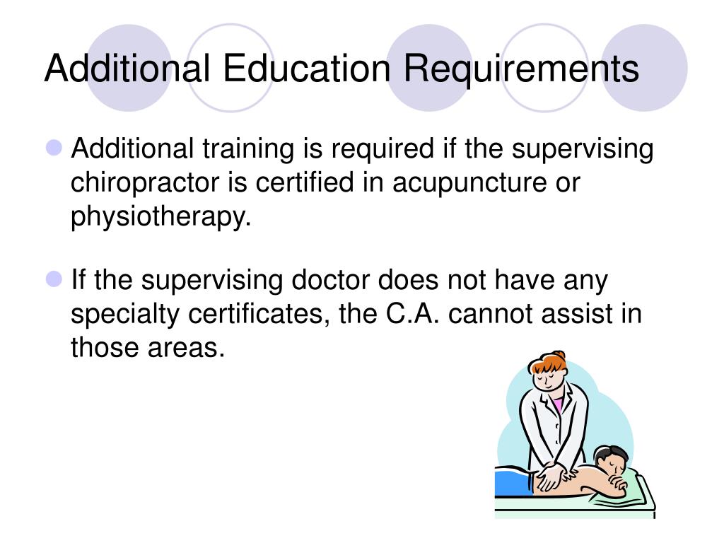Chiropractic assistant job requirements