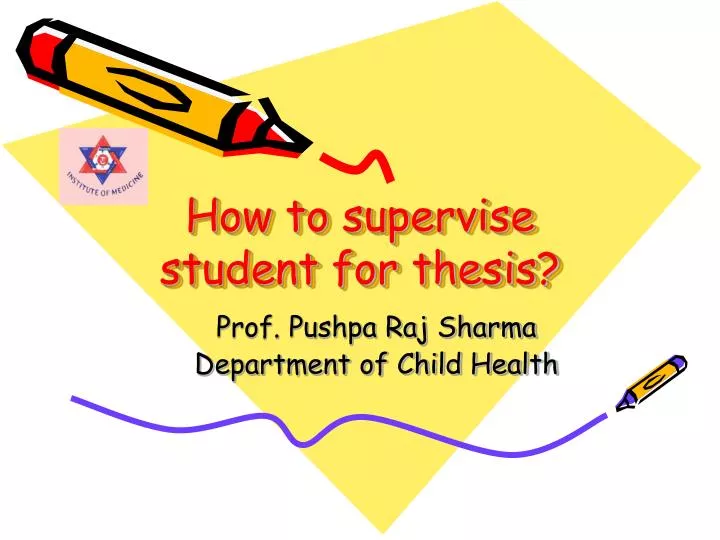 supervising thesis students