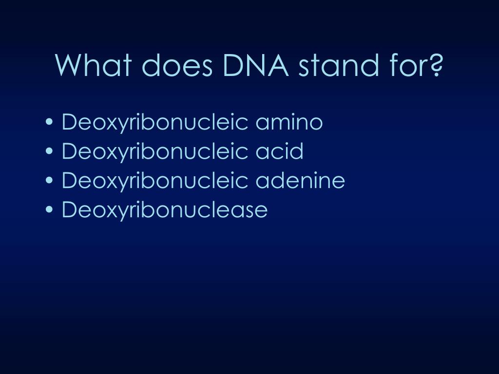 t in dna stands for t in dna stands for