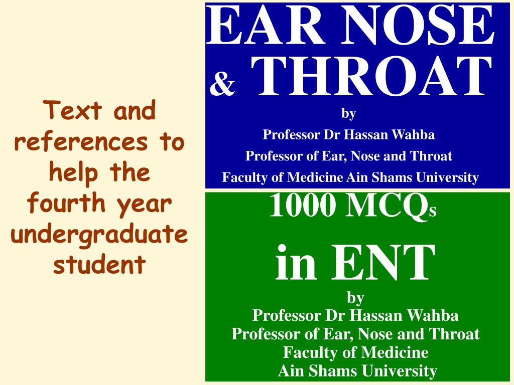 Ppt Otoscopy By Professor Dr Hassan Wahba Ear Nose And Throat