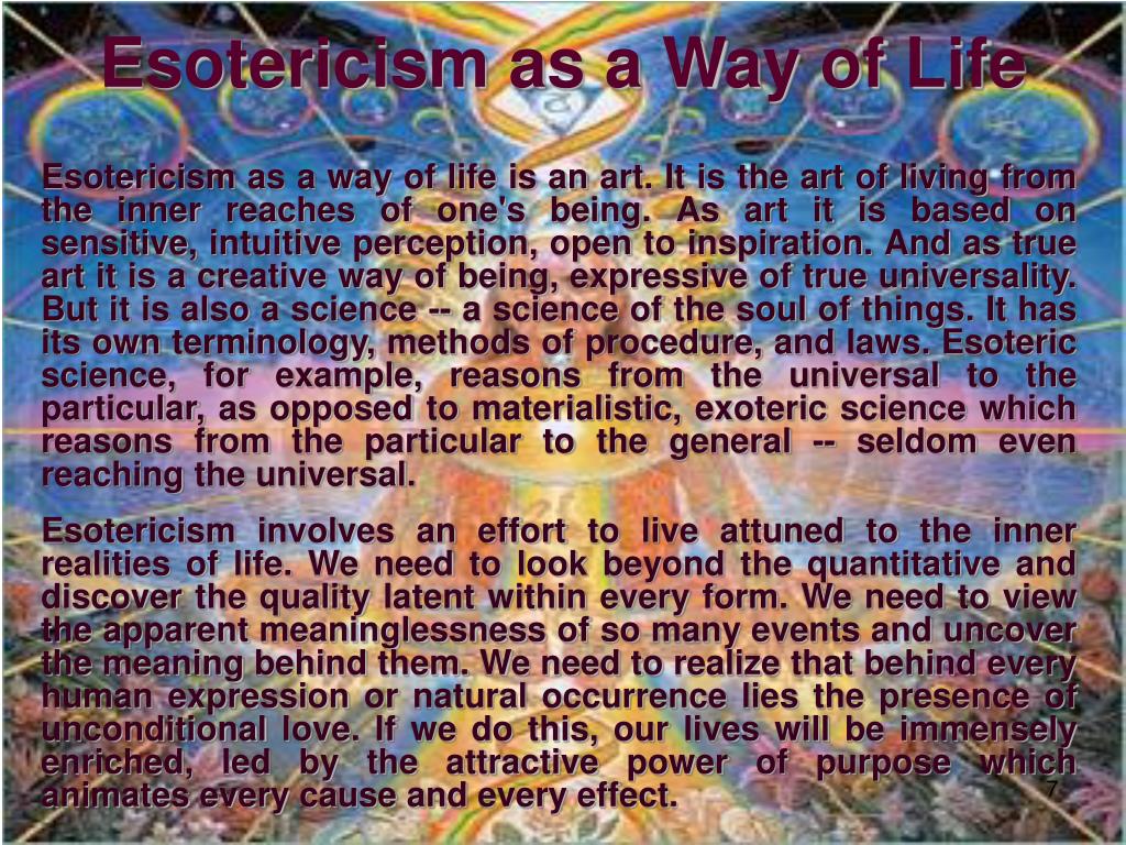 Esoteric Meaning