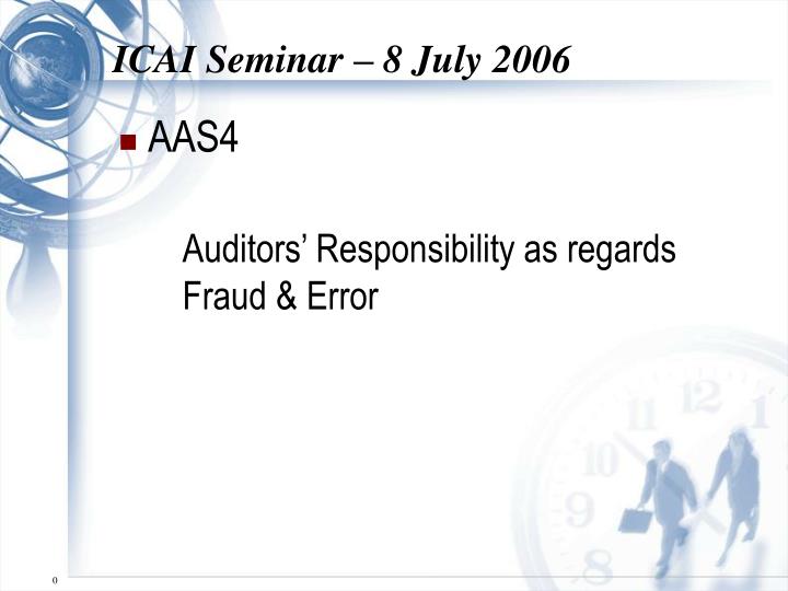 icai seminar 8 july 2006 n.