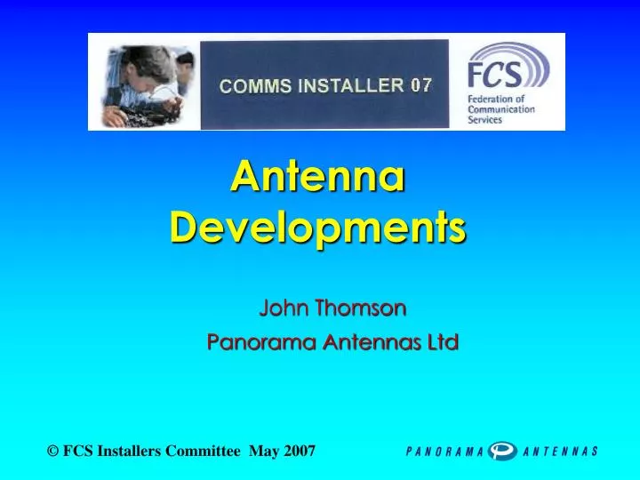 antenna developments n.