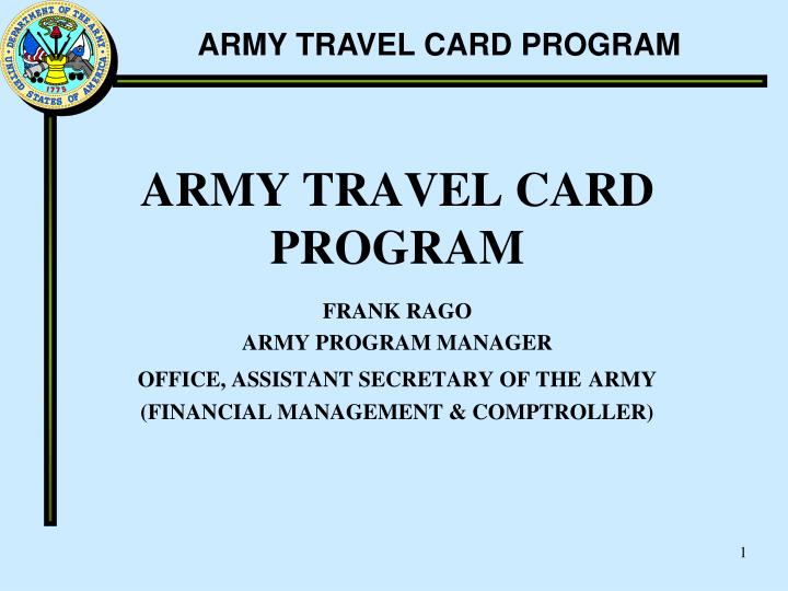 army travel card program n.