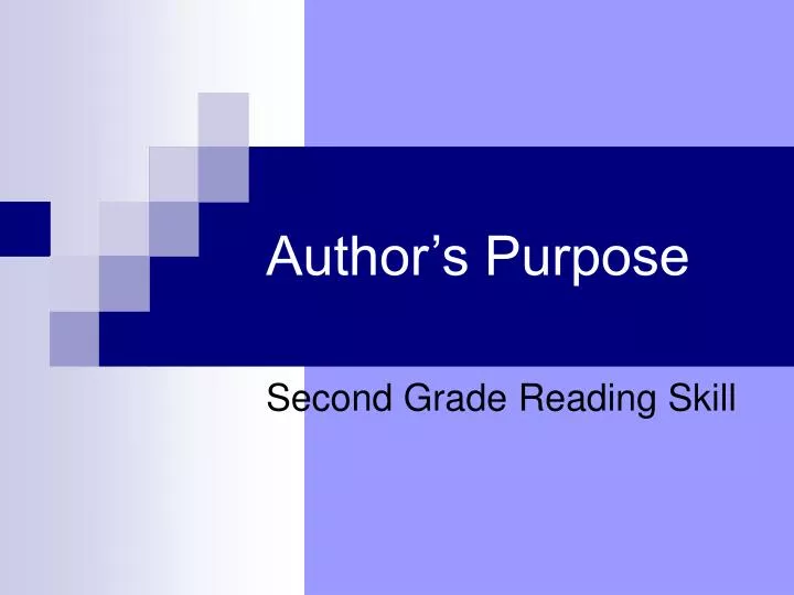 powerpoint presentation on author's purpose