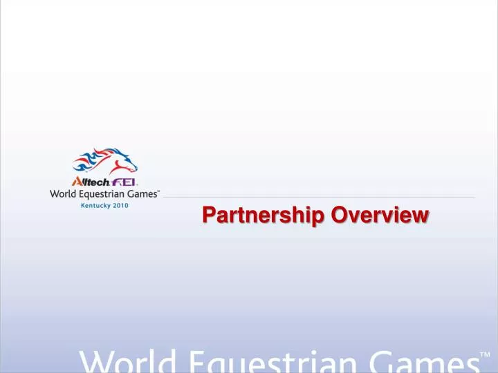 partnership overview n.