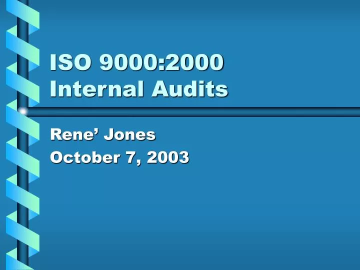 iso 9000 2000 internal audits n.