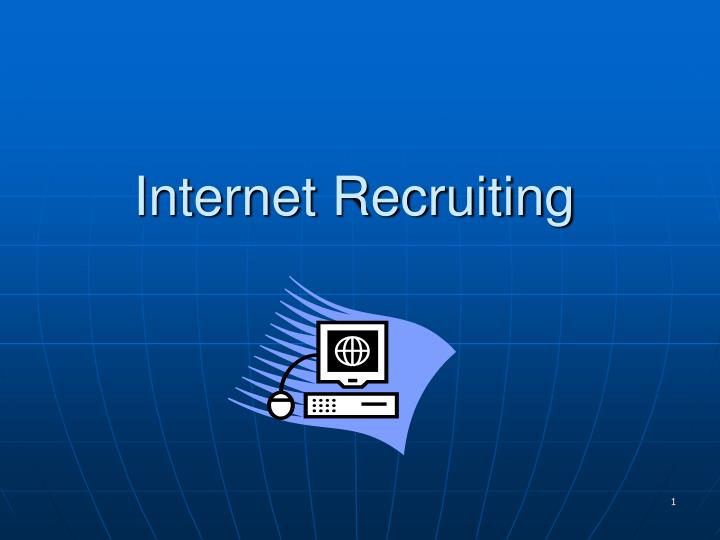 internet recruiting n.