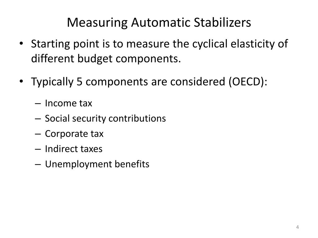 automatic stabilizers are quizlet