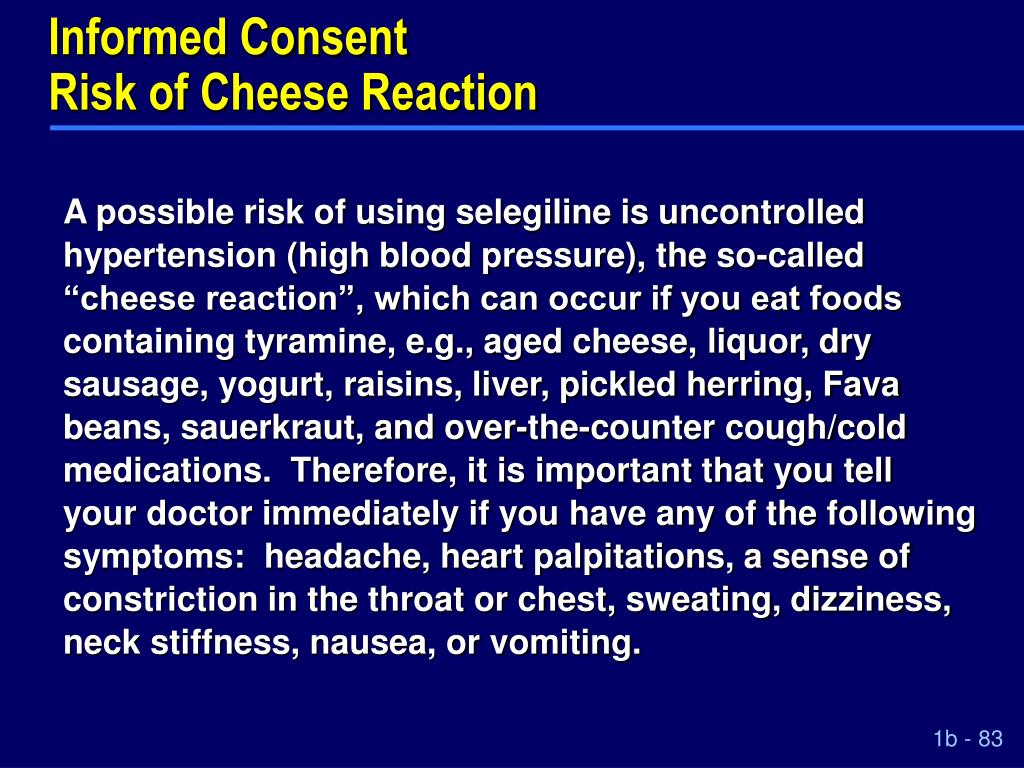 Ppt Informed Consent Risk Of Cheese Reaction Powerpoint Presentation Id