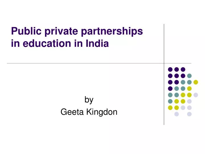 public private partnerships in india Agricultural innovations come from both public and private sector research and • in india, private companies have • public-private partnerships rely on a. public private partnerships in india Agricultural innovations come from both public and private sector research and • in india, private companies have • public-private partnerships rely on a.