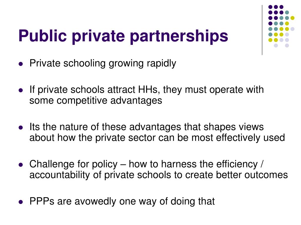 ppp projects in india examples E- governance assignment on public private partnerships in india submitted to: dr gyan prakash submitted by: neha misra (2011-mba-013) public private partnership public private partnership (ppp) is a contract between a public sector institution/municipality and a private party, in which the private party assumes substantial financial. ppp projects in india examples E- governance assignment on public private partnerships in india submitted to: dr gyan prakash submitted by: neha misra (2011-mba-013) public private partnership public private partnership (ppp) is a contract between a public sector institution/municipality and a private party, in which the private party assumes substantial financial.
