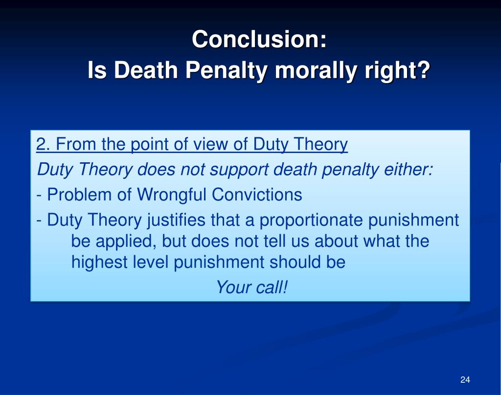 hypothesis examples on death penalty