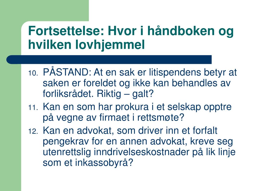 PPT - Presentasjon - bruk av håndboken PowerPoint Presentation, free  download - ID:182355