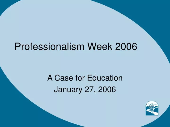 professionalism week 2006 n.