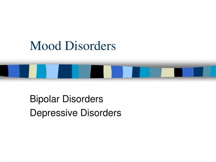 mood disorders n.