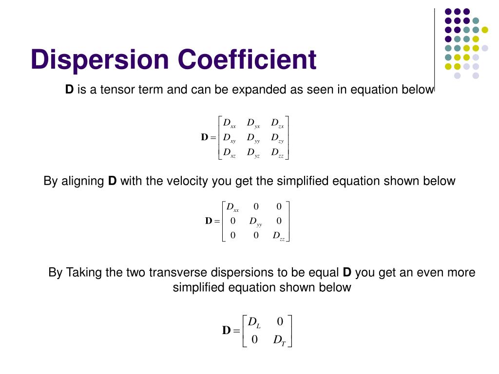 PPT The Advection Dispersion Equation PowerPoint Presentation ID184763