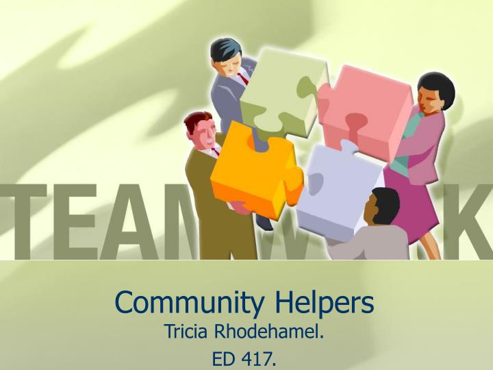community helpers n.