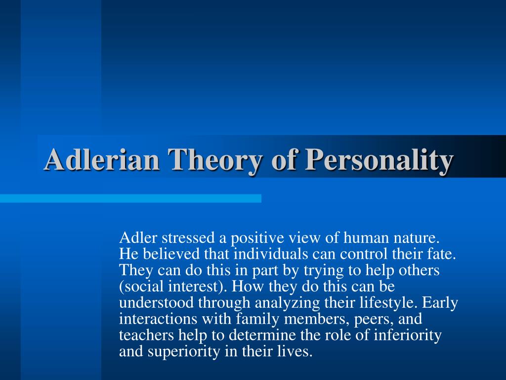 Adlerian Theory Alfred Adlers Goals Of Therapy