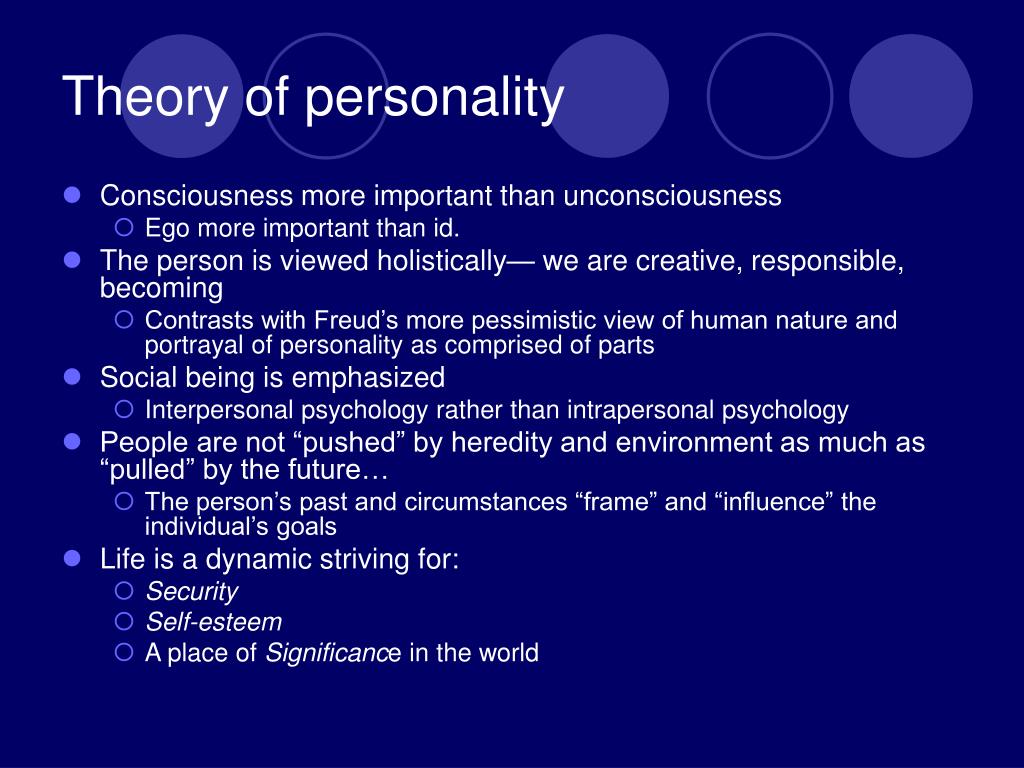 personality theory