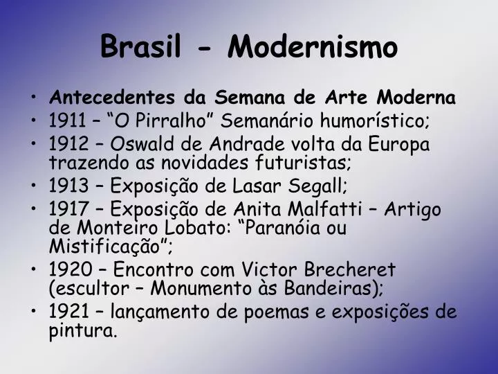 brasil modernismo n.