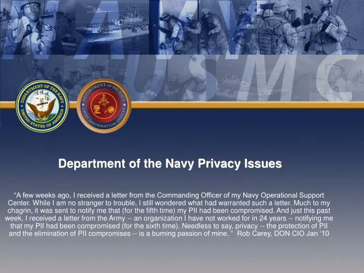 department of the navy privacy issues n.
